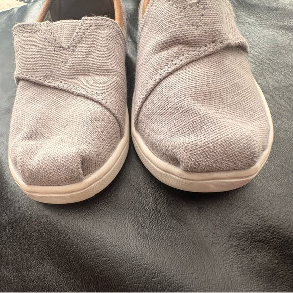 TOMS Alpargata Grey Woven Toddler Shoe Toddler Size 10 - Picture 9 of 9